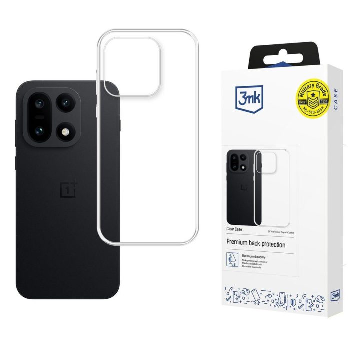 Telefono dėklas OnePlus 15 5G, skaidrus