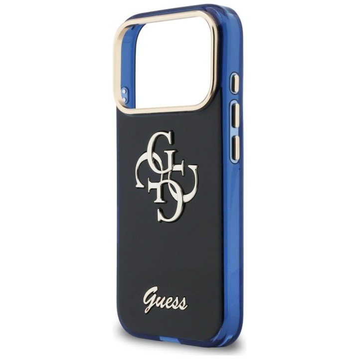 Telefono dėklas iPhone 17 Pro, mėlynas Guess