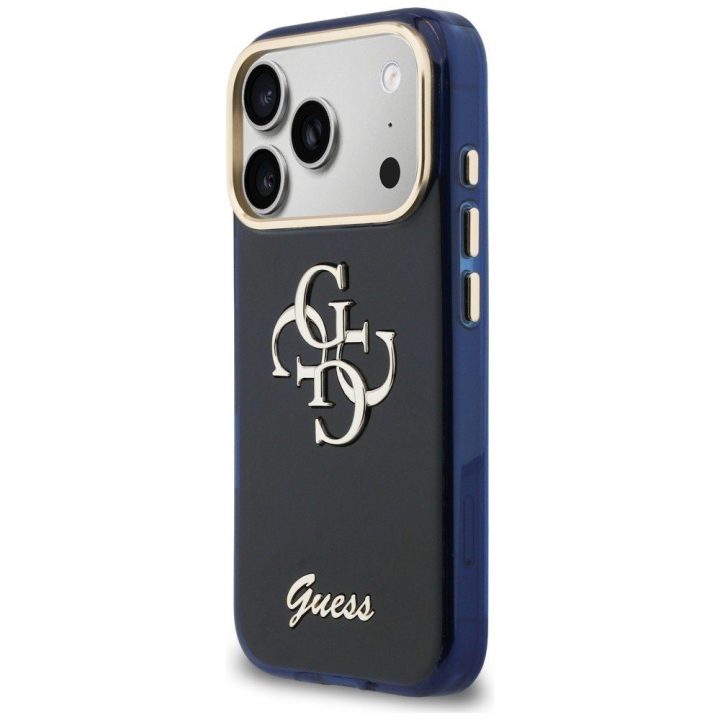 Telefono dėklas iPhone 17 Pro, mėlynas Guess