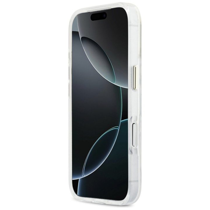 Telefono dėklas iPhone 17 Pro Max, baltas Guess