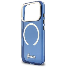 Telefono dėklas iPhone 17 Pro, mėlynas, Guess