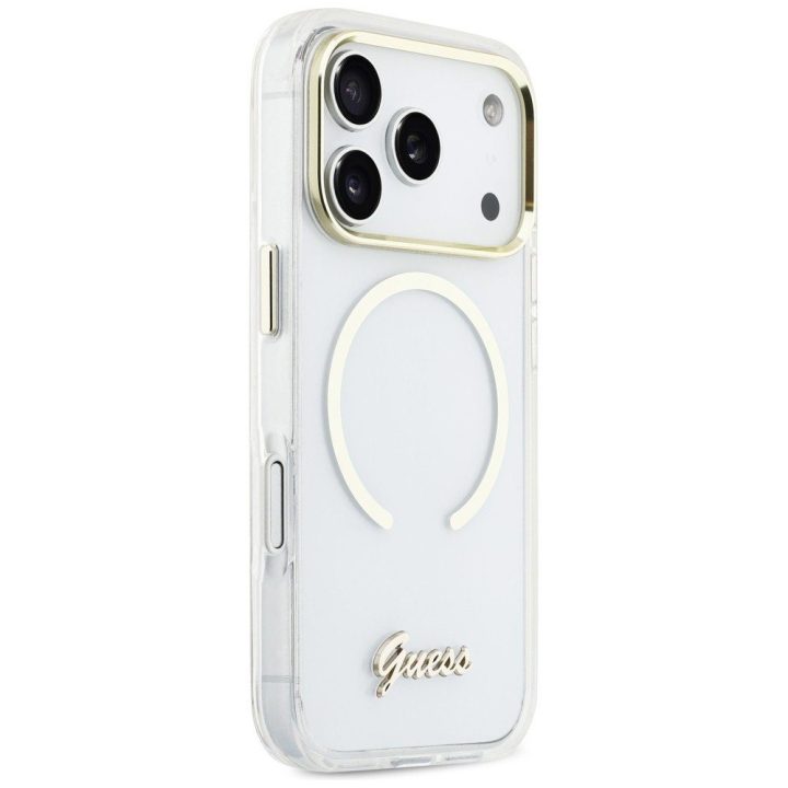 Telefono dėklas iPhone 17 Pro, skaidrus Guess