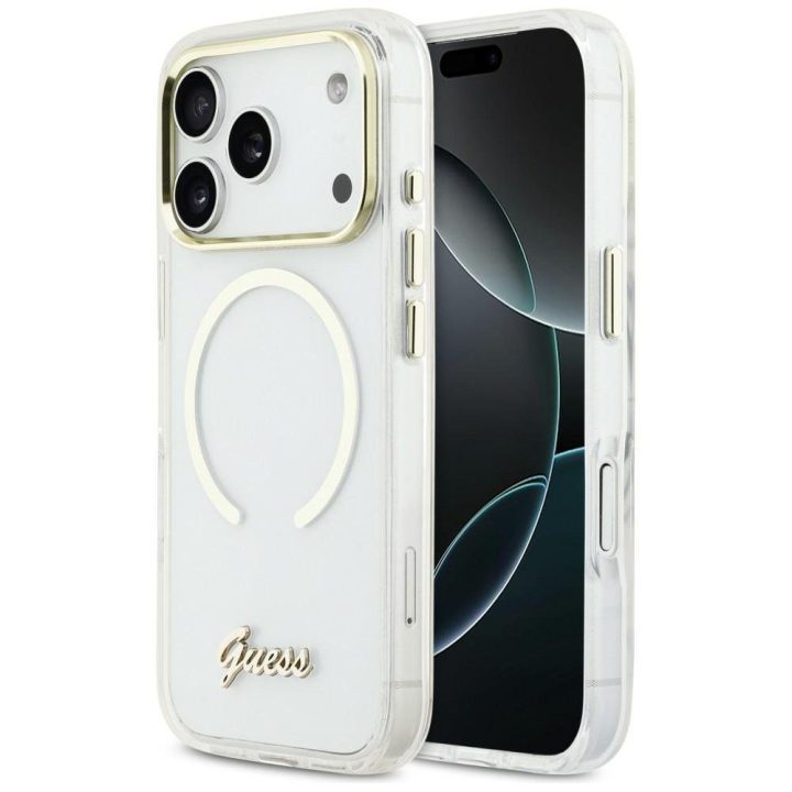 Telefono dėklas iPhone 17 Pro, skaidrus Guess
