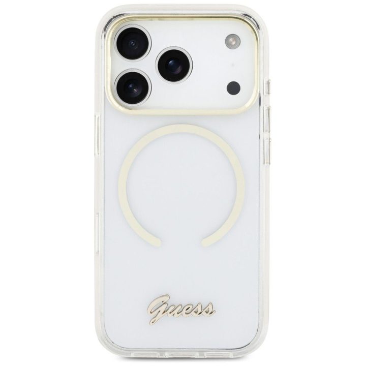 Telefono dėklas iPhone 17 Pro, skaidrus Guess