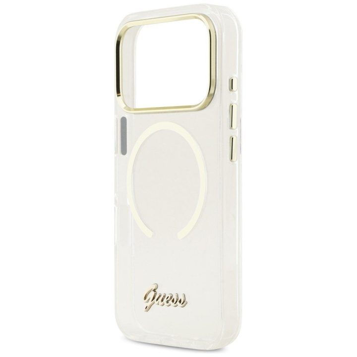 Telefono dėklas iPhone 17 Pro, skaidrus Guess