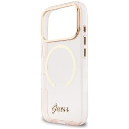 Telefono dėklas iPhone 17 Pro, rožinė Guess