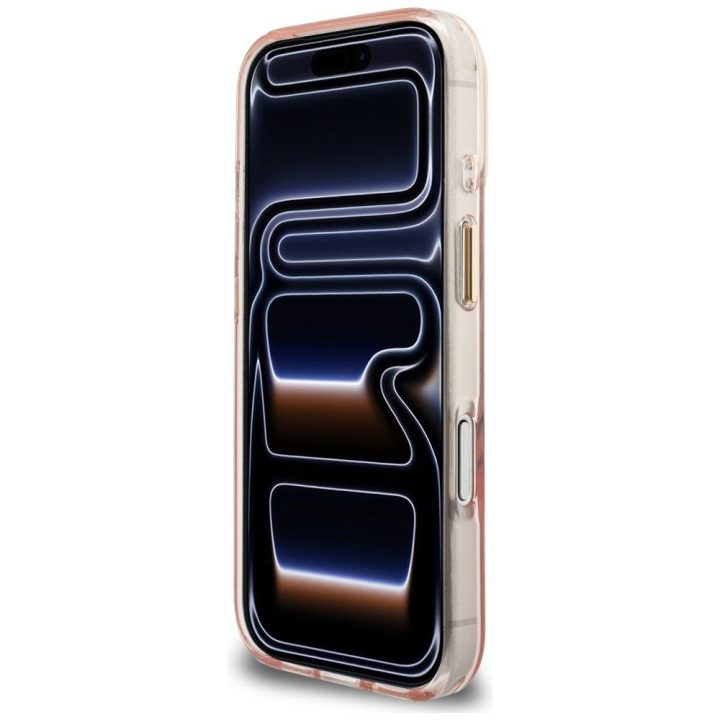 Telefono dėklas iPhone 17 Pro, rožinė Guess