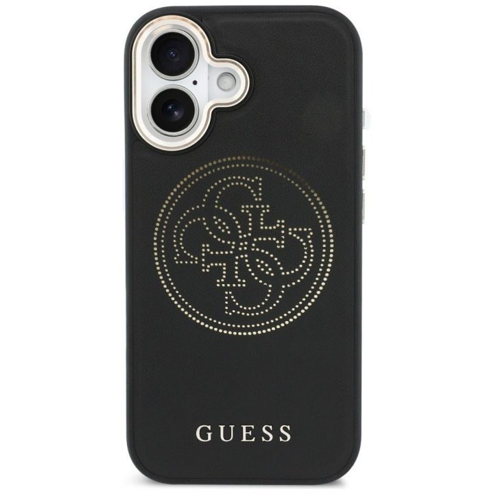 Telefono dėklas Perforated 4G MagSafe iPhone 17, juodas Guess
