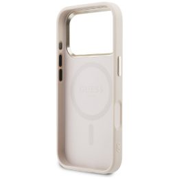 Guess telefono dėklas iPhone 17 Pro MagSafe, rožinis