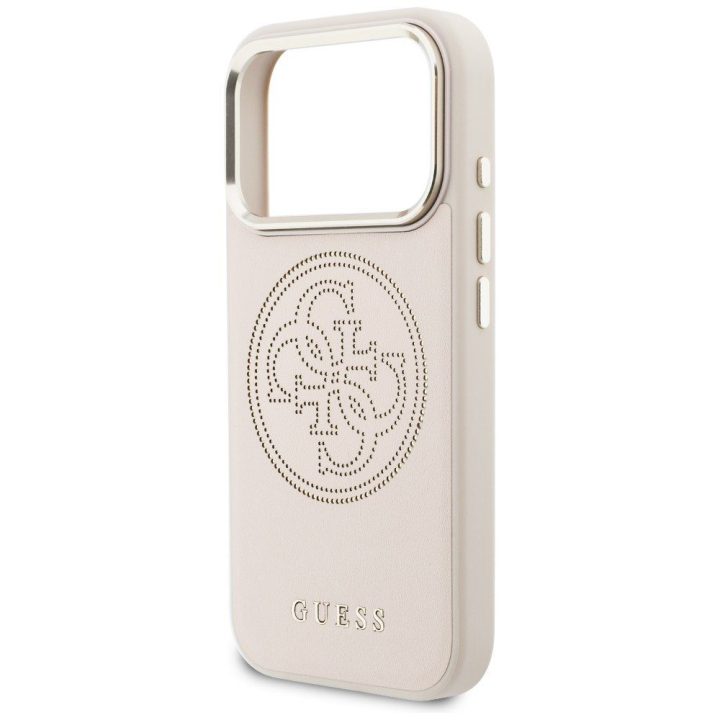 Guess telefono dėklas iPhone 17 Pro MagSafe, rožinis