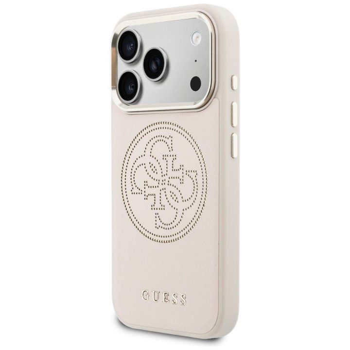 Guess telefono dėklas iPhone 17 Pro MagSafe, rožinis