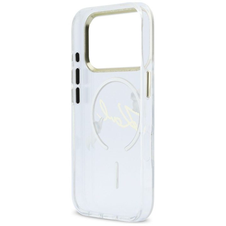 Telefono dėklas iPhone 17 Pro Max, skaidrus Karl Lagerfeld