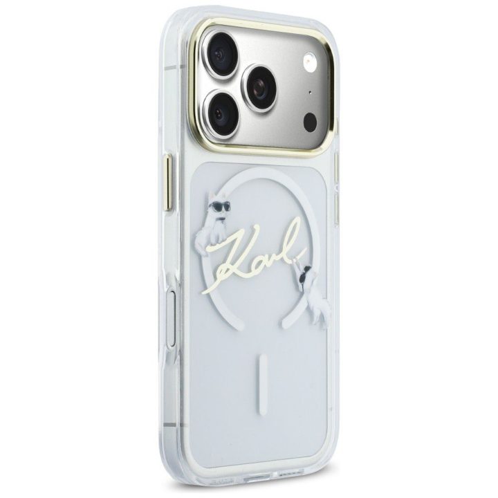 Telefono dėklas iPhone 17 Pro Max, skaidrus Karl Lagerfeld