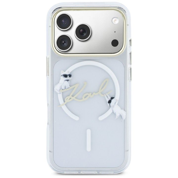 Telefono dėklas iPhone 17 Pro Max, skaidrus Karl Lagerfeld
