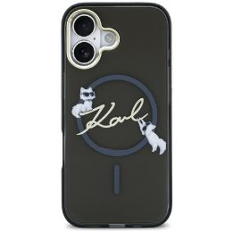 Telefono dėklas MagSafe iPhone Air, juodas Karl Lagerfeld