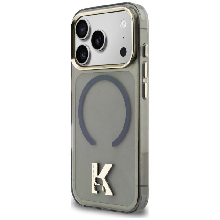 Telefono dėklas iPhone 17 Pro Max, juodas Karl Lagerfeld
