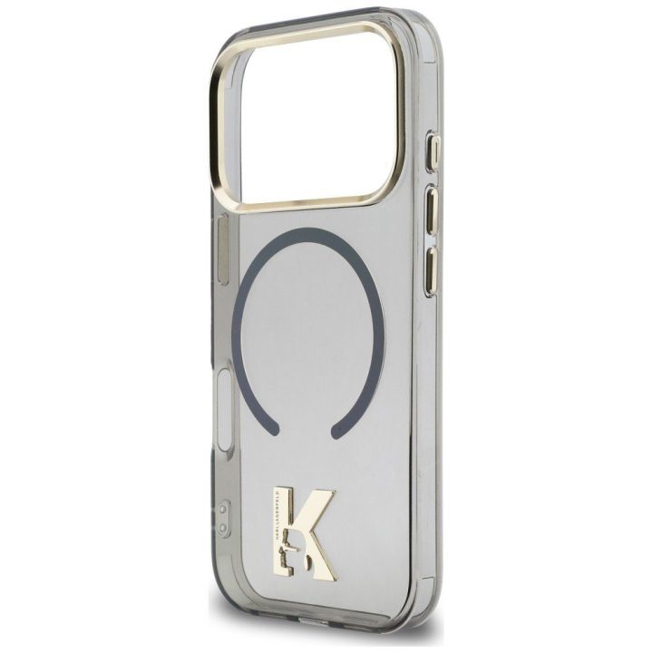 Telefono dėklas iPhone 17 Pro Max, juodas Karl Lagerfeld