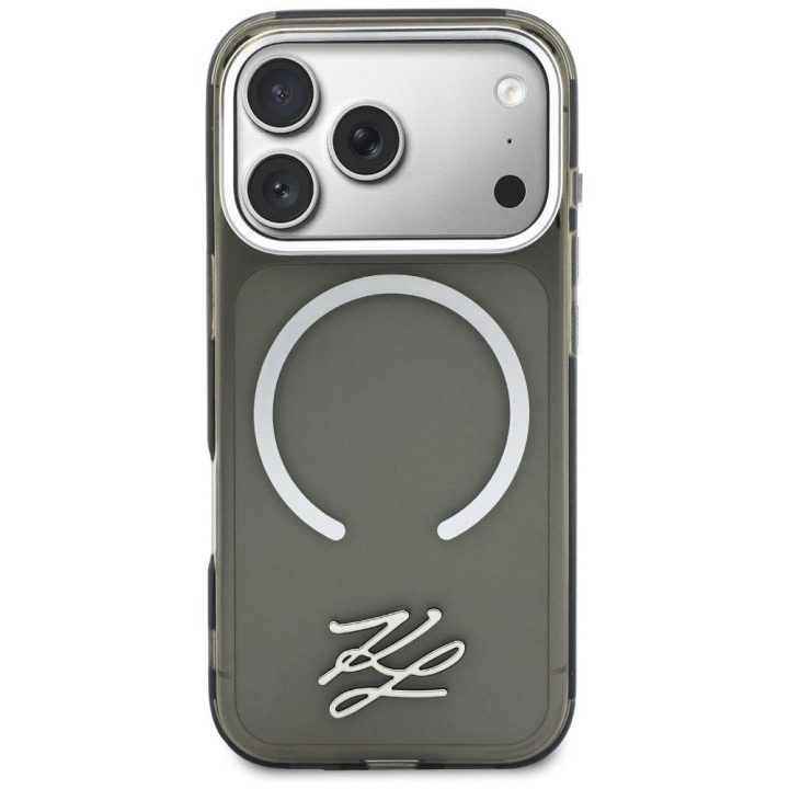 Telefono dėklas iPhone 17 Pro, juodas Karl Lagerfeld