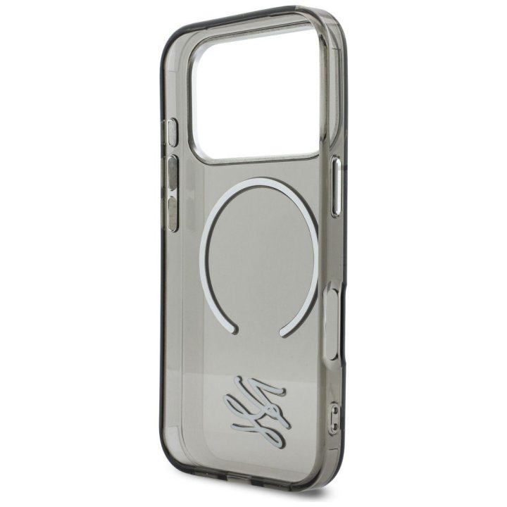 Telefono dėklas iPhone 17 Pro, juodas Karl Lagerfeld
