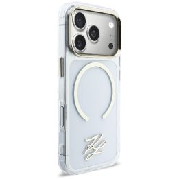 Telefono dėklas iPhone 17 Pro Max, skaidrus Karl Lagerfeld