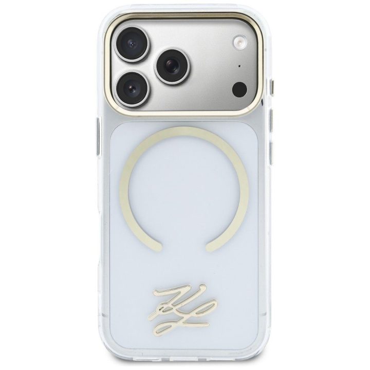 Telefono dėklas iPhone 17 Pro Max, skaidrus Karl Lagerfeld