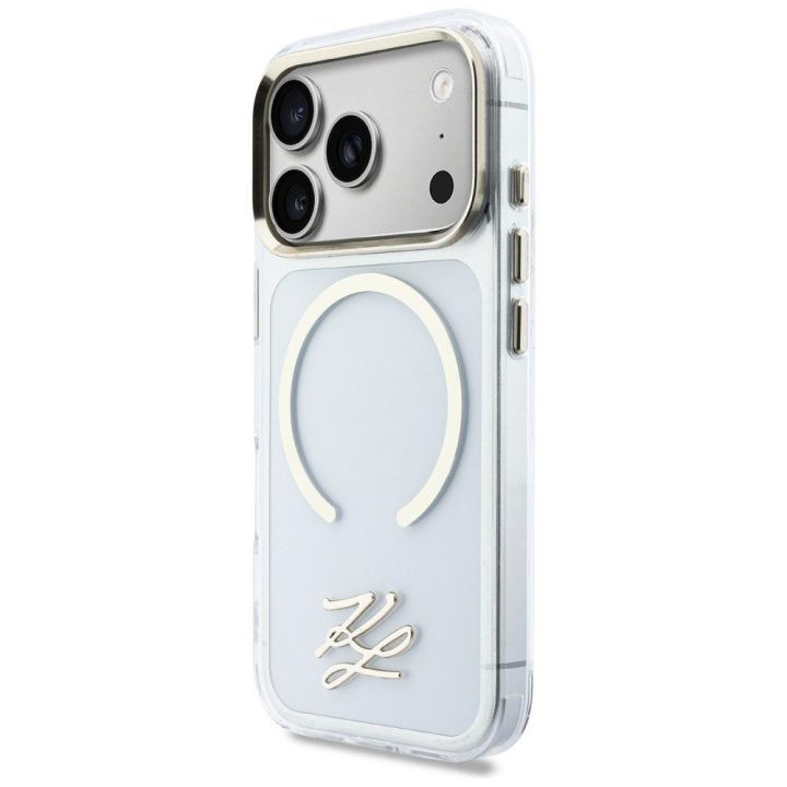Telefono dėklas iPhone 17 Pro Max, skaidrus Karl Lagerfeld