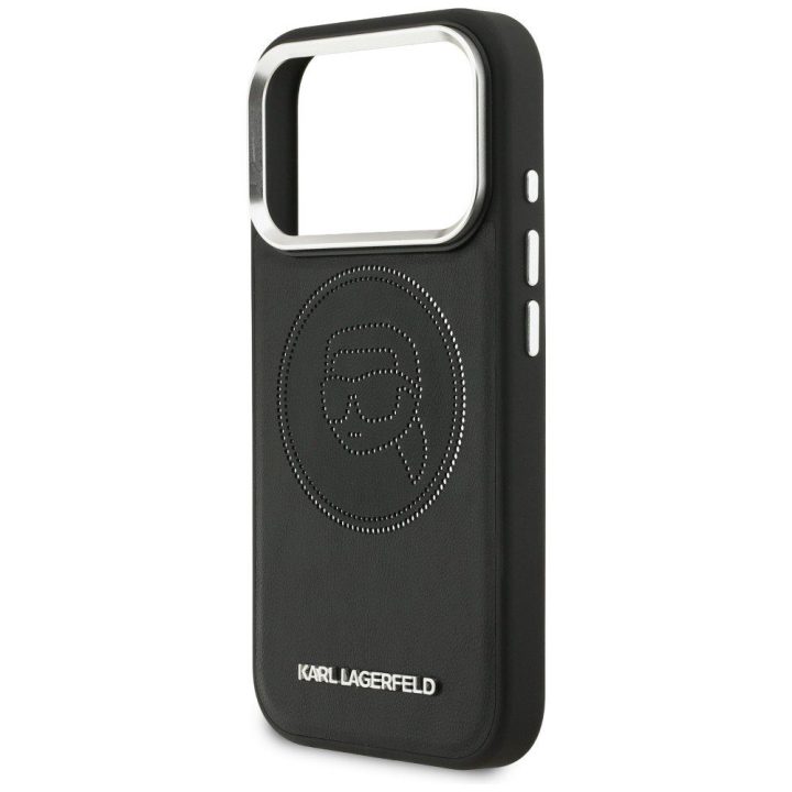 Telefono dėklas iPhone 17 Pro, juodas Karl Lagerfeld