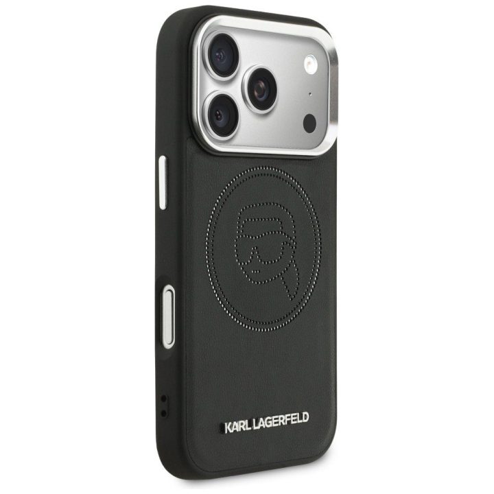 Telefono dėklas iPhone 17 Pro, juodas Karl Lagerfeld