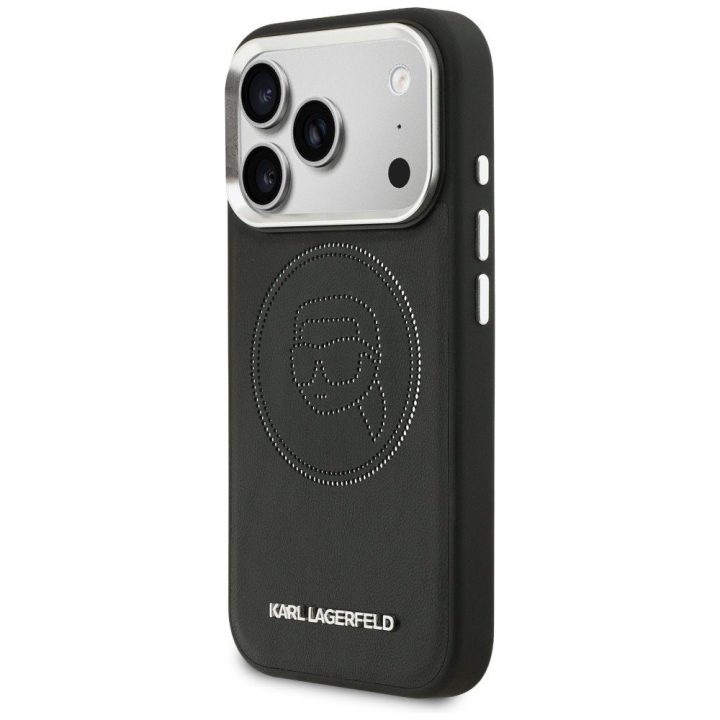 Telefono dėklas iPhone 17 Pro, juodas Karl Lagerfeld