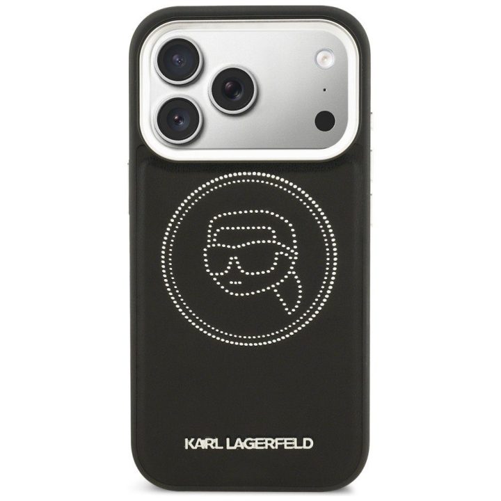 Telefono dėklas iPhone 17 Pro, juodas Karl Lagerfeld