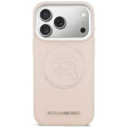 Telefono dėklas iPhone 17 Pro Max, rožinė Karl Lagerfeld
