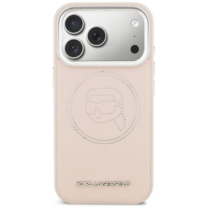 Telefono dėklas iPhone 17 Pro Max, rožinė Karl Lagerfeld