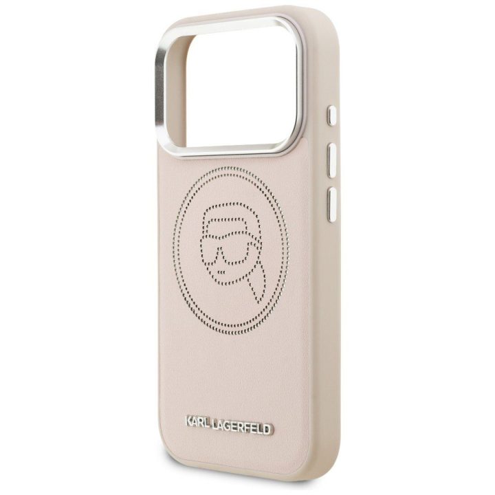 Telefono dėklas iPhone 17 Pro Max, rožinė Karl Lagerfeld