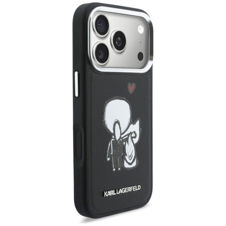 Telefono dėklas iPhone 17 Pro Max, juodas Karl Lagerfeld