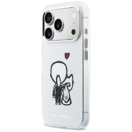 Telefono dėklas iPhone 17 Pro Max, skaidrus Karl Lagerfeld