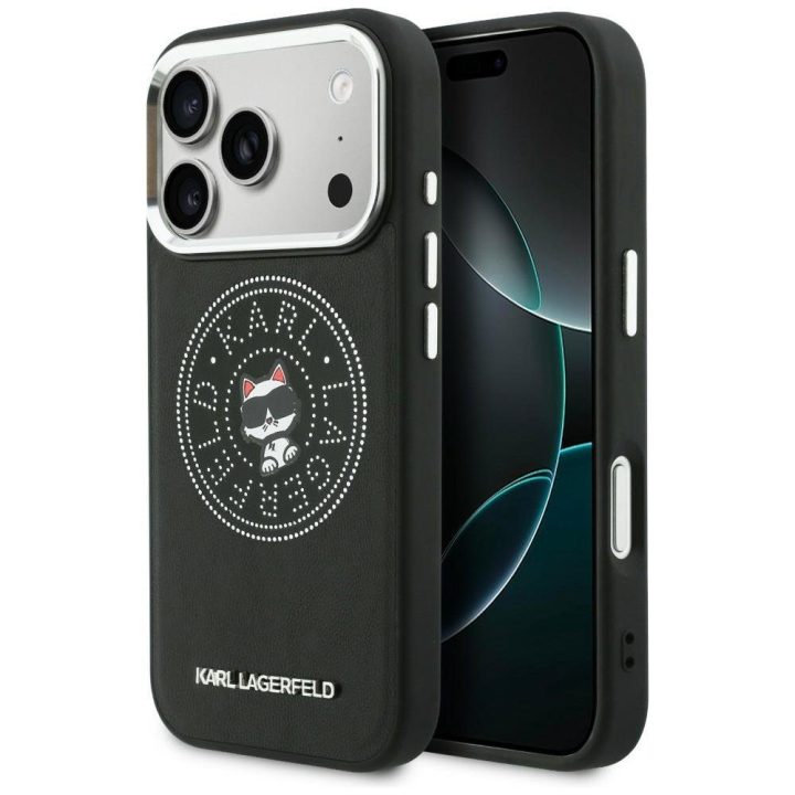 Telefono dėklas iPhone 17 Pro Max, juodas