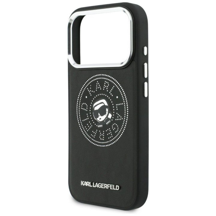 Telefono dėklas iPhone 17 Pro, juodas Karl Lagerfeld