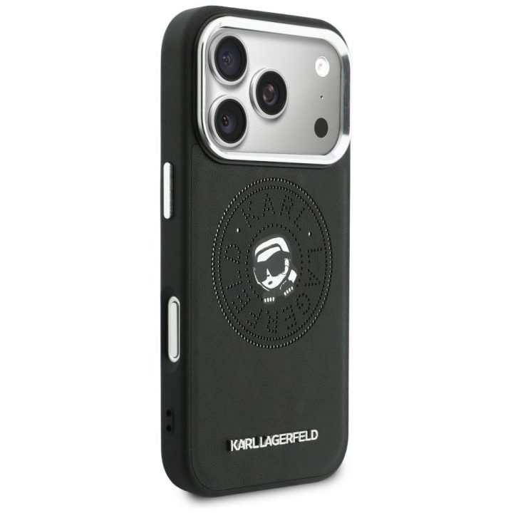 Telefono dėklas iPhone 17 Pro, juodas Karl Lagerfeld