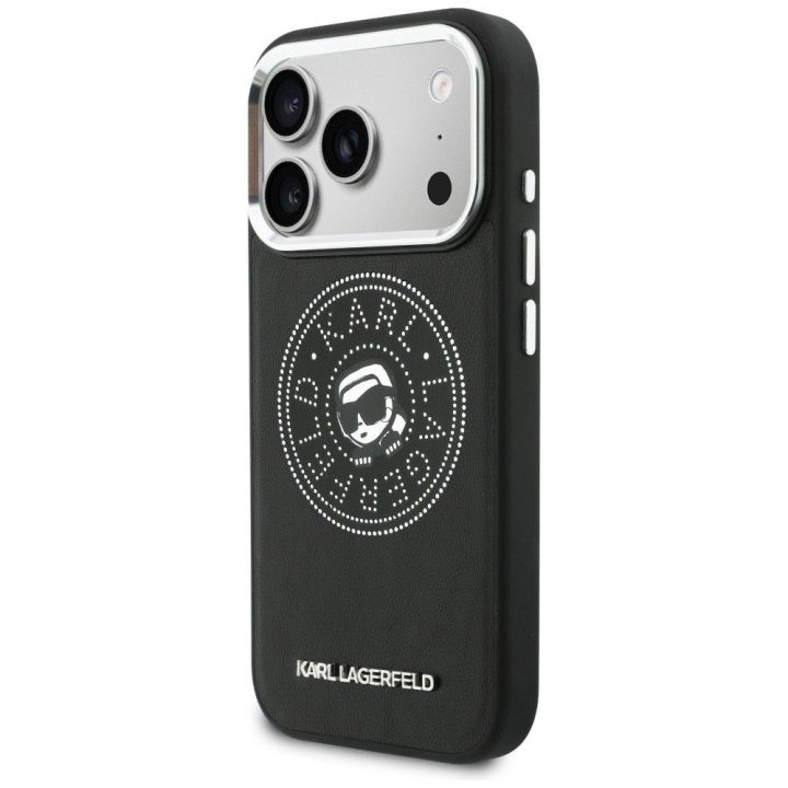 Telefono dėklas iPhone 17 Pro, juodas Karl Lagerfeld