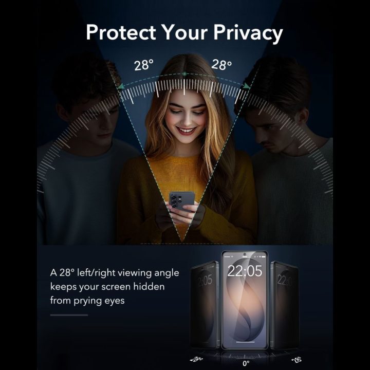 ESR grūdintas privatumo stiklas Samsung Galaxy S26 Ultra