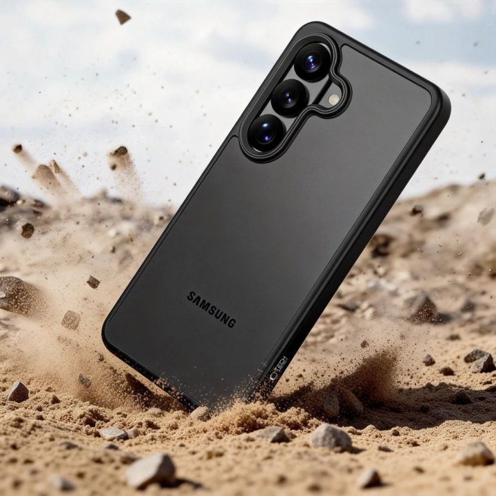 Telefono dėklas Samsung Galaxy S26+, juodas