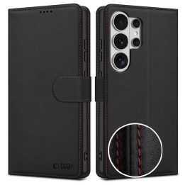 Telefono dėklas Samsung Galaxy S26 Ultra, juodas ir raudonas