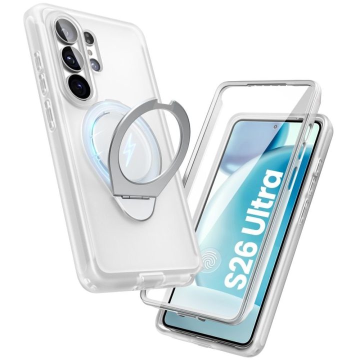 Telefono dėklas Samsung Galaxy S26 Ultra su MagSafe, skaidrus Supcase
