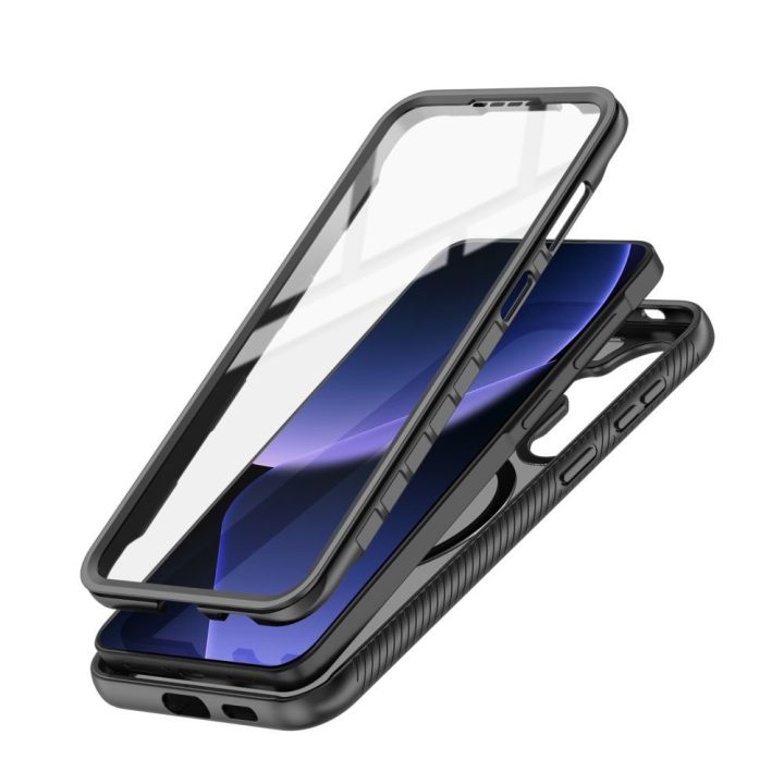 Telefono dėklas Samsung Galaxy A57 5G, juodas,