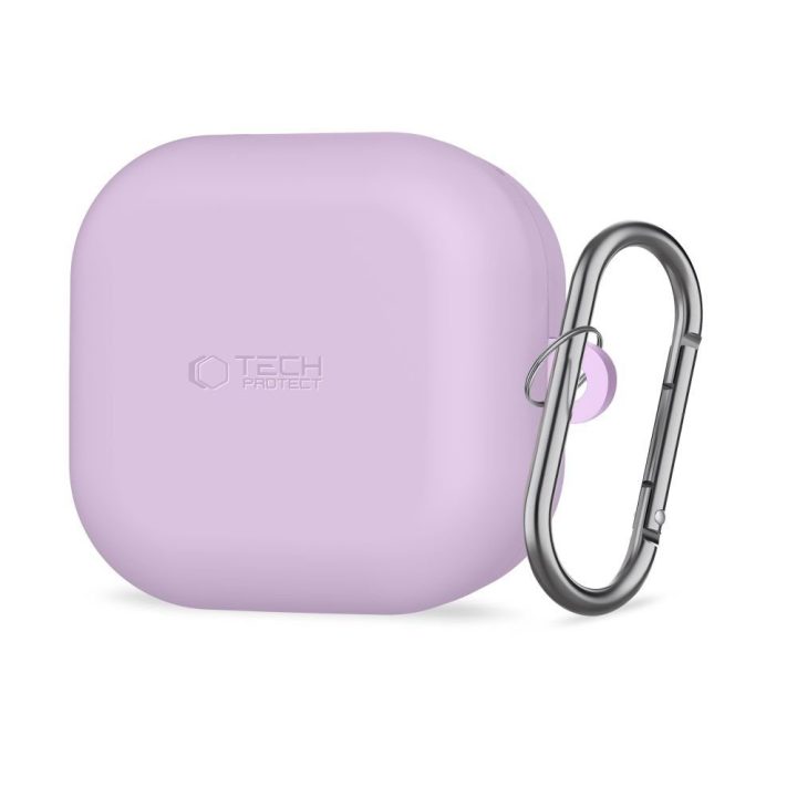 Ausinių dėklas Samsung Galaxy Buds 4 ir Buds 4 Pro, violetinė