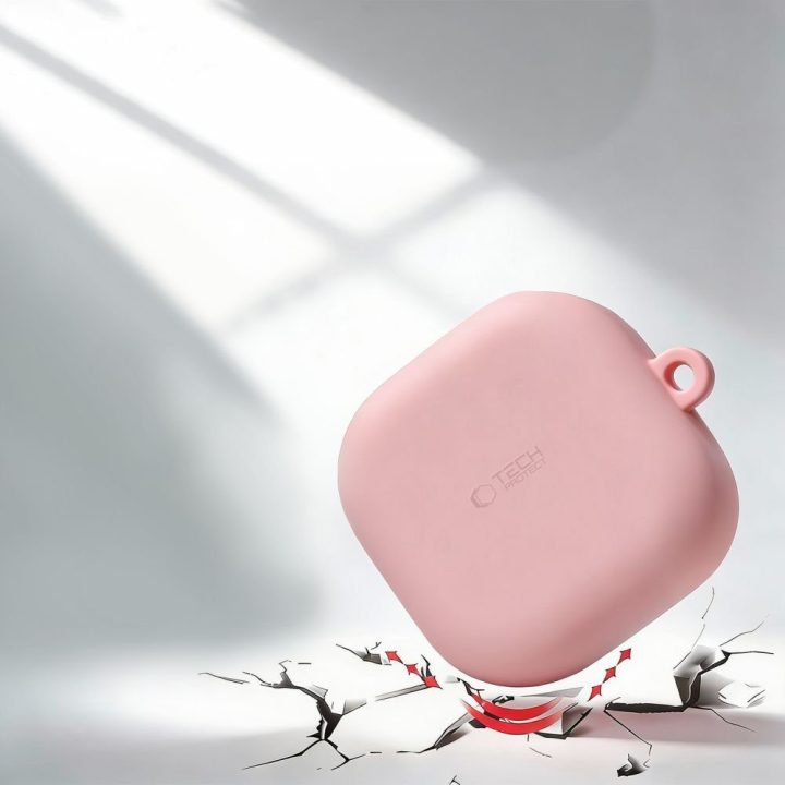 Ausinių dėklas Samsung Galaxy Buds 4 ir Buds 4 Pro, violetinė