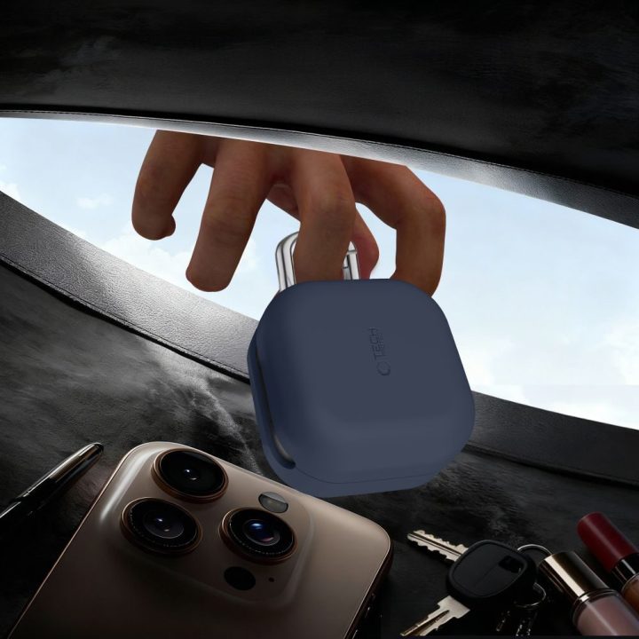 Ausinių dėklas Samsung Galaxy Buds 4 ir Buds 4 Pro, violetinė