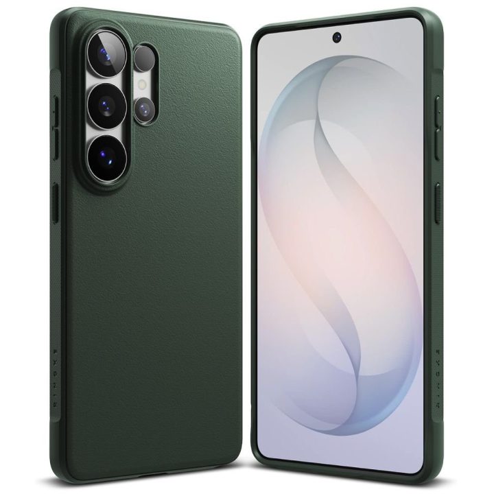Telefono dėklas Ringke Onyx skirtas Samsung Galaxy S26 Ultra, tamsiai žalias