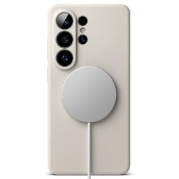 Telefono dėklas Samsung Galaxy S26 Ultra, kreminė Ringke