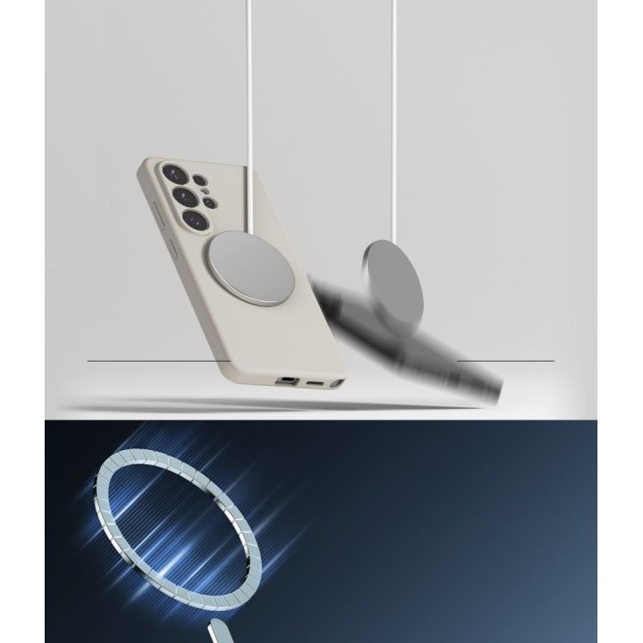 Telefono dėklas Samsung Galaxy S26 Ultra, kreminė Ringke